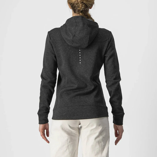 MILANO FULL ZIP FLEECE Women's Hoodie : LIGHT BLACK