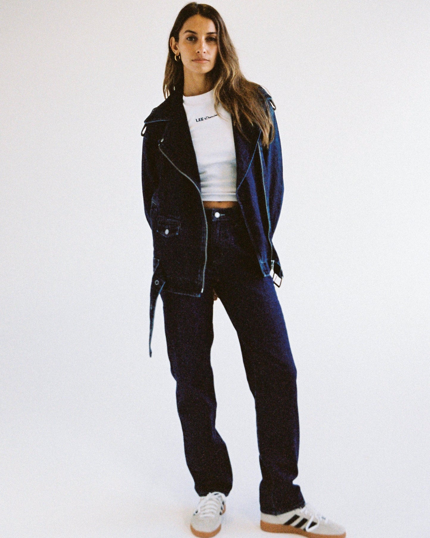 Signature Mid Slim Straight Denim Jeans Essential Rinse