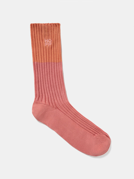 Coral-Orange Sock