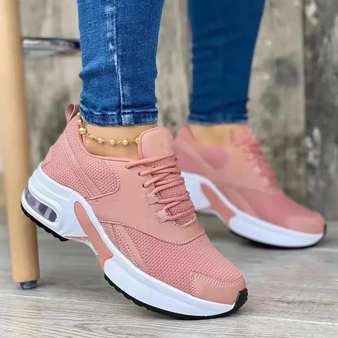 Orthopedic Air Cushion Walking Shoes for Women – Lightweight Comfort Sneakers