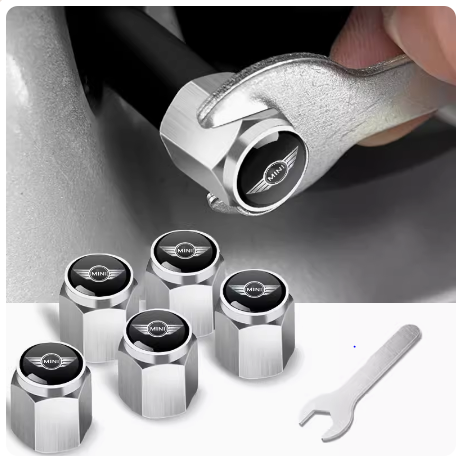 Car Tire Valve Caps – Stylish Wheel Air Valve Covers (4PCS)