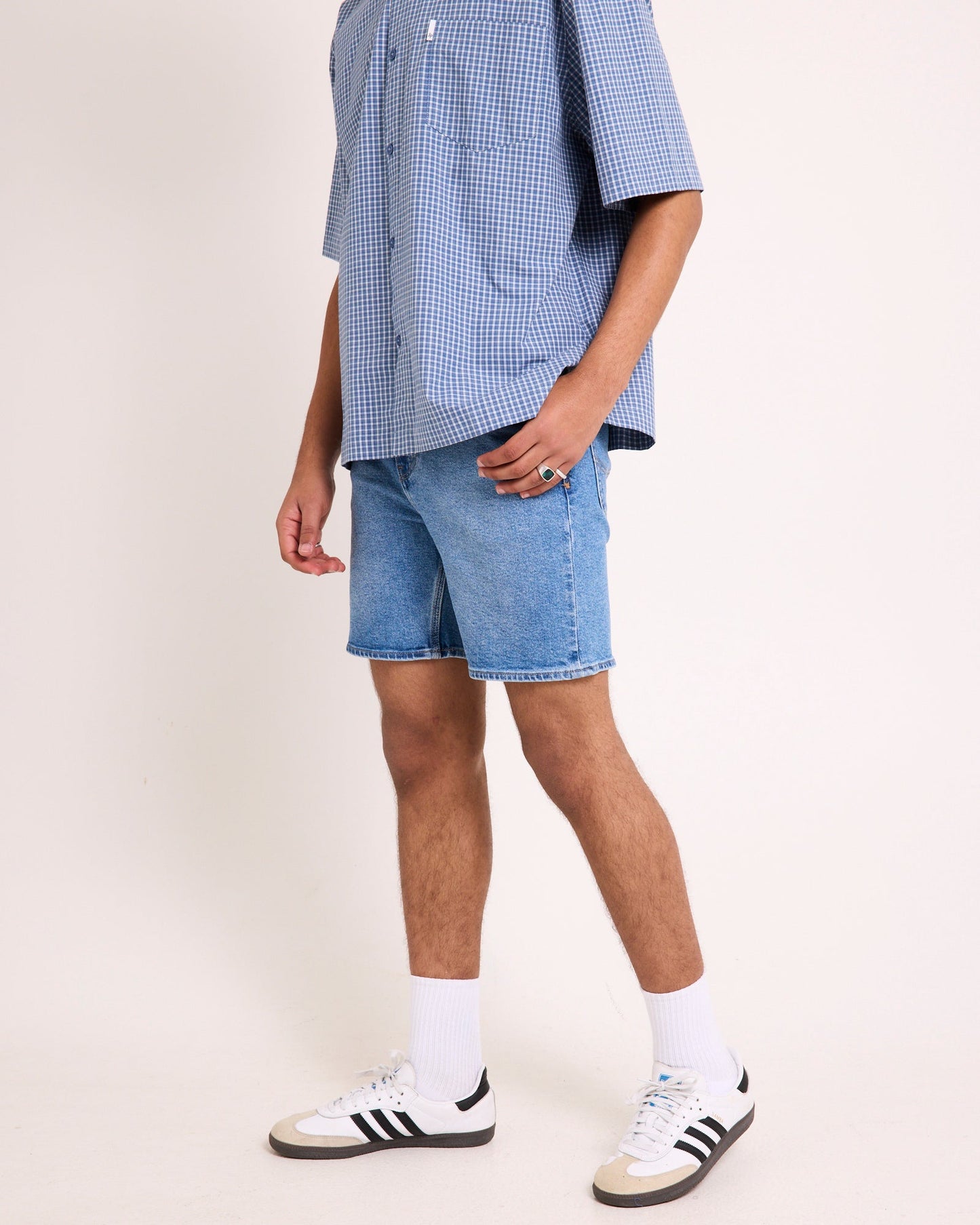 L-Two Slim Denim Shorts