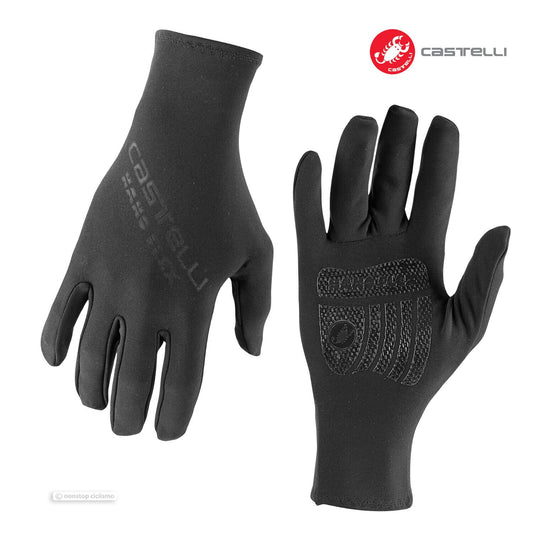 TUTTO NANO Long Finger Gloves : BLACK