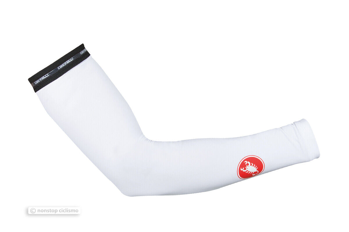 UPF 50+ ARM SLEEVES : WHITE