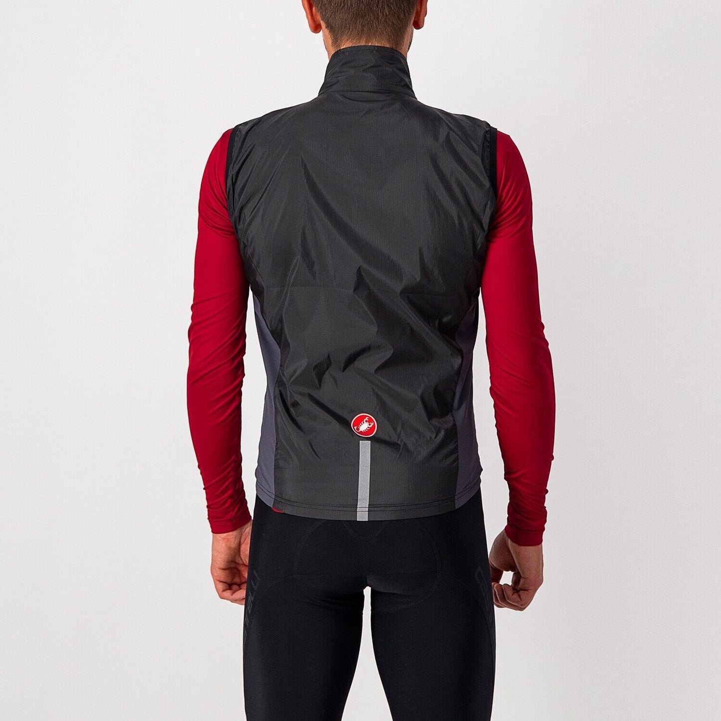 SQUADRA STRETCH Wind Vest : LIGHT BLACK