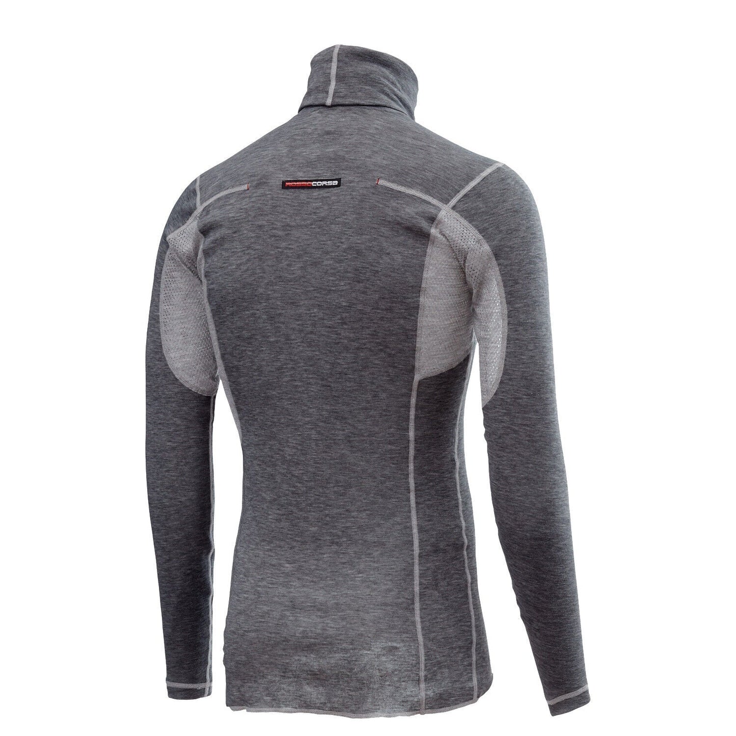FLANDERS WARM / NECK WARMER Long Sleeve Thermal Cycling Base Layer : GREY