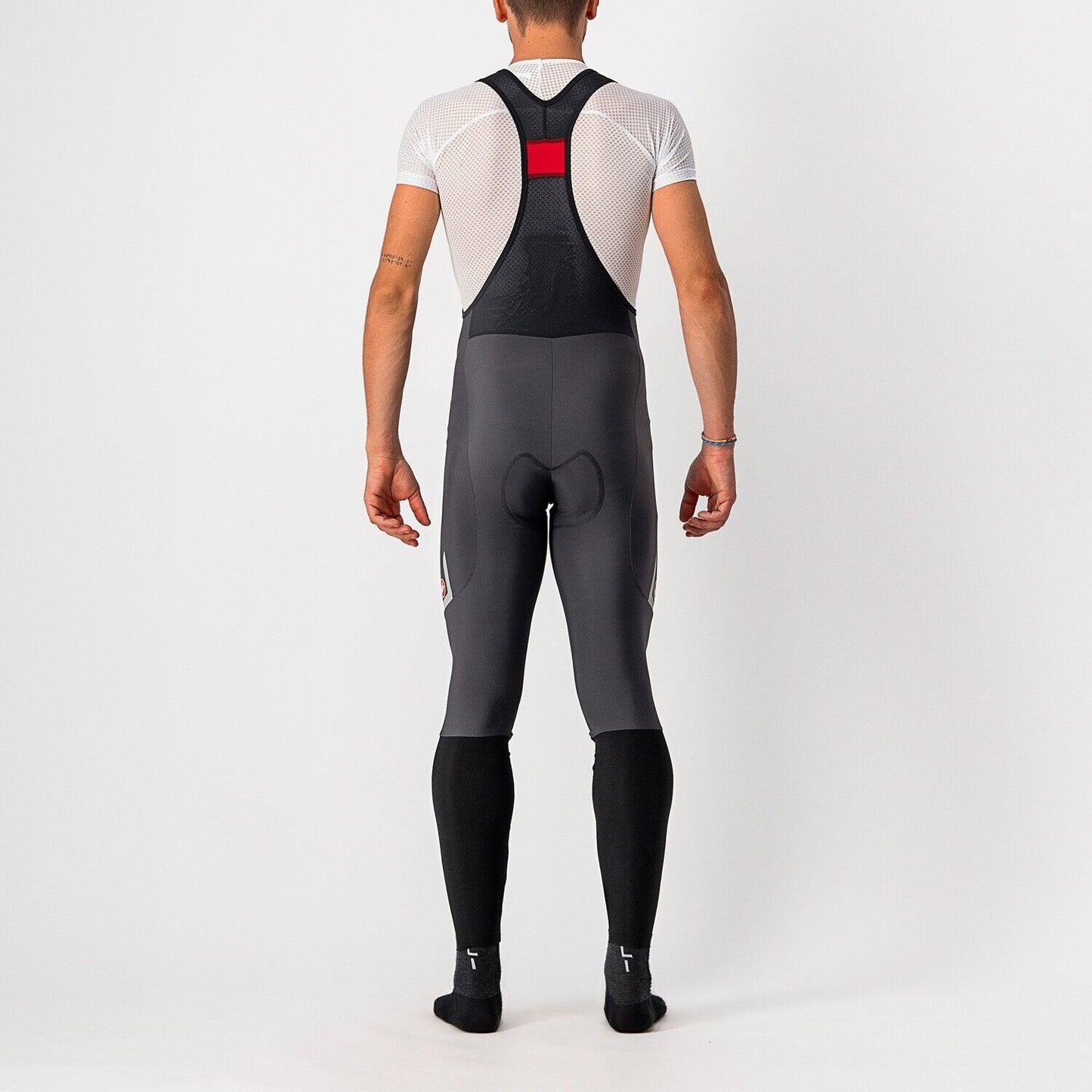 VELOCISSIMO 5 Bib Tights : DARK GREY/SILVER