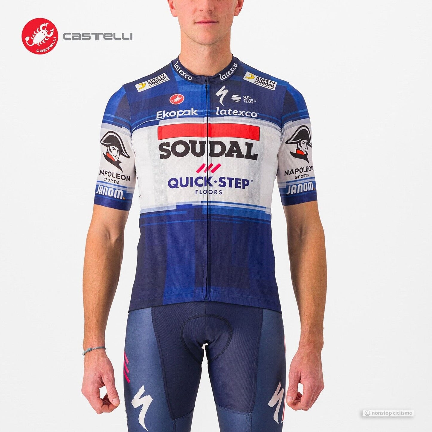 SOUDAL QUICKSTEP 2023 Pro Team COMPETIZIONE 2 Jersey